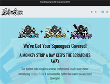 Tablet Screenshot of monkeystrips.com